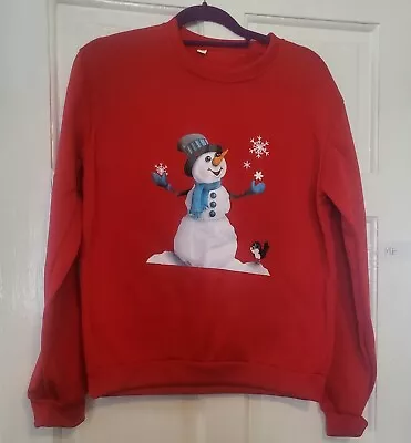 Unisex Sweatshirt Novelty Christmas Jumper 42 Inch Chest   • £5.50