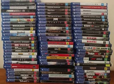 $59.99 • Buy Cheap PS4 PlayStation 4 Games Bundle Drop Down (Works On PS5)