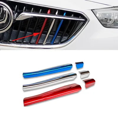 Stainless Steel Triple Colour Front Center Grille Trim For 17-19 Buick Regal EG7 • $38.24