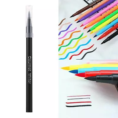 Food Coloring Pen Food Grade Edible Markers Gourmet Writers For Decorating Cakes • £6.43