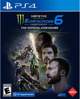 Monster Energy Supercross 6 For PlayStation 4 [New Video Game] PS 4 • $33.56