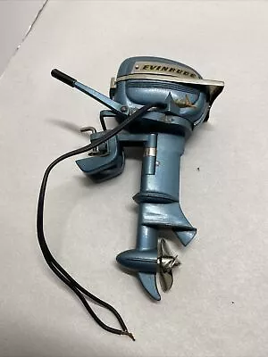 1954 K&O Evinrude Big Twin 25hp Toy Outboard Motor W/Wires UNTESTED AS-IS • $249.95