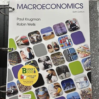 Macroeconomics By Robin Wells And Paul Krugman (2021 Trade Paperback) • $137.97