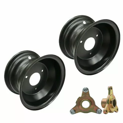 2pc 16x8-7 Front Rear Wheel Rim Tire + 3 Stud Hub For ATV Quad 4 Wheeler Go Kart • $105.09