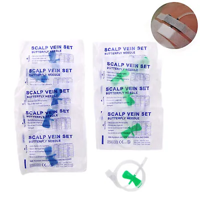5Pcs Disposable Medical Needle Scalp Venous Safety Needle Blood CollectionA Io • £3.16