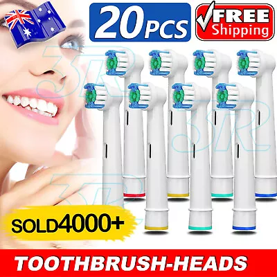 20x Replacement Toothbrush Heads Electric Brush For Oral B Braun Models Series • $10.95