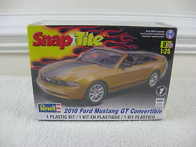 Revell Snap Tite 2010 Ford Mustang GT Convertible Model Kit 1:25 Scale~New  • $21.32
