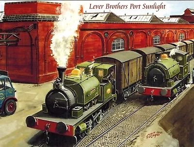 Lever Brothers Port Sunlight Blank Railway Greeting Card Christmas Birthday • £1.75