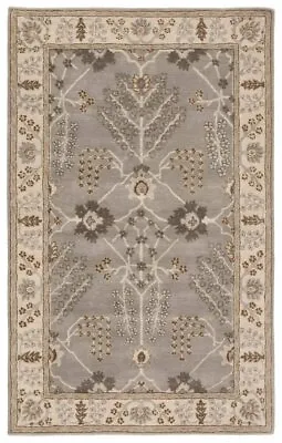 $649 • Buy Arts & Crafts William Morris Style Hand Tufted Wool Gray Area Rug *FREE SHIPPING