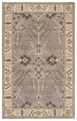$649 • Buy Arts & Crafts William Morris Style Hand Tufted Wool Gray Area Rug *FREE SHIPPING