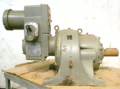 US MOTORS GEAR REDUCER GEAR BOX VARIDRIVE MOTOR 2HP 3PH 60Hz • $2700