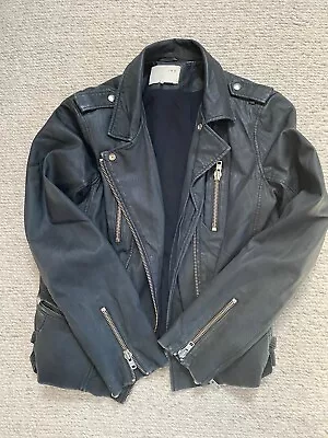 IRO Anabela Leather Moto Jacket Sz 2 (8/10) • $159