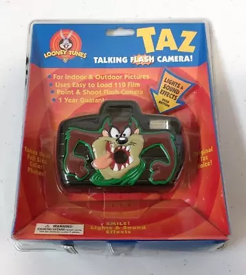 Vintage Warner Bros. Looney Tunes Taz Talking Flash Camera NEW • $43.99