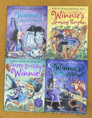 £4.95 • Buy Bundle Of 4 Winnie The Witch Children's Books Valerie Thomas & Korky Paul