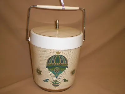 $11.99 • Buy Vintage Georges Briard  Hot Air Balloon  Ice Bucket With Handle - 1960's - Usa