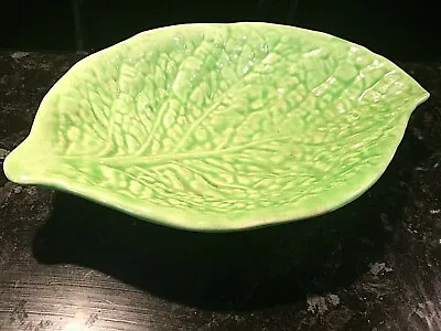 Antique Decorative Lettuce Leaf Serving Medium Sized Dish / Bowl  • £10