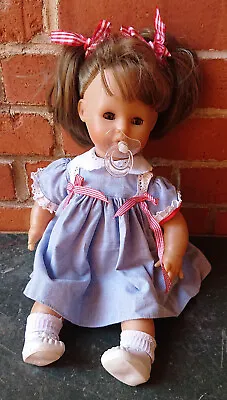 $29.62 • Buy Zapf 1990 160044 Doll Girls Doll Artistic Doll Sleepy Eyes Fabric Body