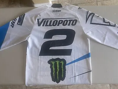 Autographed Ryan Villopoto Jersey Team Issued Monster Energy Factory Kawasaki • $600