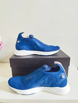 Reebok Pump Supreme Style (Archive/Bunker Blue/Carot) Men's Shoes US7 UK6  • $159