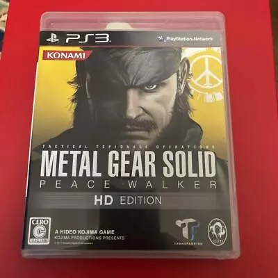 Metal Gear Solid Peace Walker HD EDITION PS3 Japan Import • $38.06