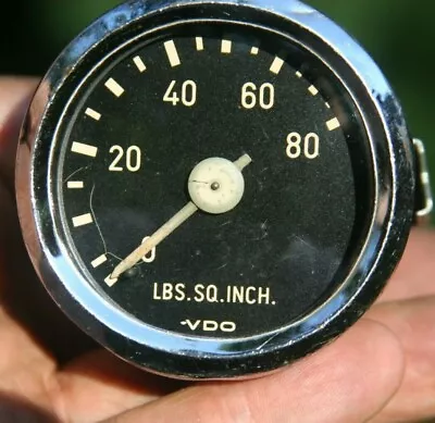 57 1957 Mercedes VDO Oil Pressure Gauge - # 000 542 72 02  0005427202 • $109