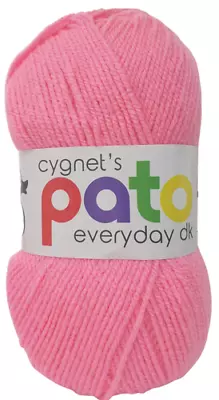 Cygnet Pato DK Knitting Wool / Yarn Double Knitting Knit 100g Ball - UK SELLER • £1.29