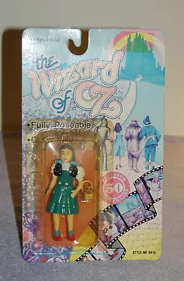 Vintage Wizard Of Oz Dorothy & Toto Poseable Doll By Multi Toy 3¾in 1988 MOC • $14.90