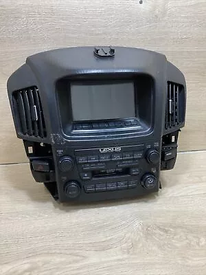 Lexus Rx300 Front Navigation Unit Screen Monitor Cassette Radio Oem  1999-2003 • $91.99