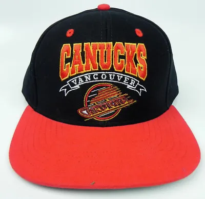 Vancouver Canucks Nhl Vintage Snapback Retro 2-tone Cap Hat New! Banner • $24.95