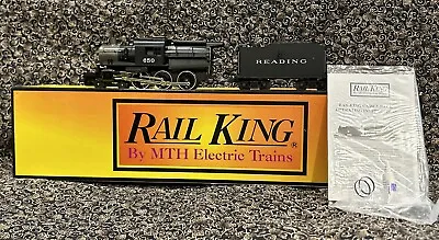 Rail King By MTH Reading 4-6-0 Camelback Steam Engine W/ Photo Cab 30-1142-1 • $312.99