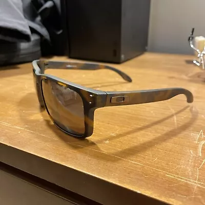 Oakley Holbrook XL Sunglasses Matte Brown Tortoise Prizm Black Lens • $70