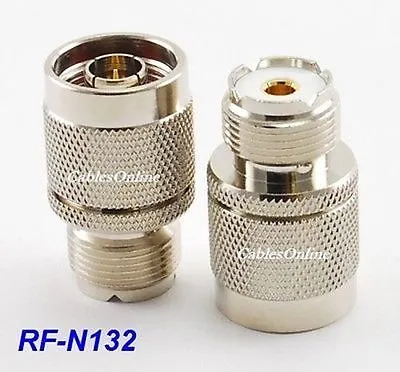 $6.95 • Buy UHF SO239 Female Jack To N Male Plug Coaxial RF Adapter, CablesOnline RF-N132