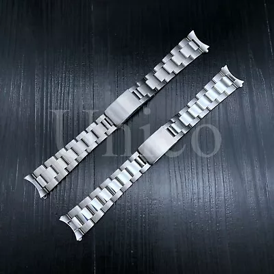 $24.99 • Buy 18 Mm Oyster Watch Band Solid Stainless Steel Bracelet Fits For Rolex Date Us