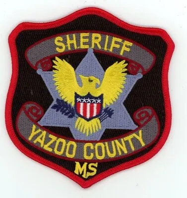 Mississippi Ms Yazoo County Sheriff Nice Shoulder Patch Police • $4.99