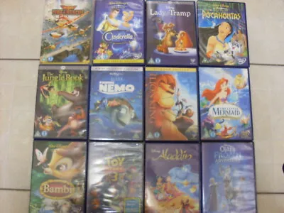 £1.99 • Buy DVDs Disney Selection Of All The Classic Films And Lots More