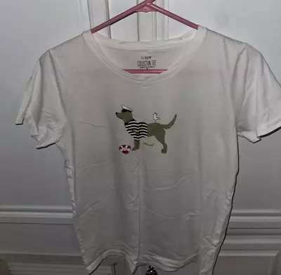 J. Crew Factory Women's Dog Oh Buoy! Collector’s T Shirt Size Small • $14