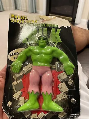 Just Toys Marvel 1989 Incredible Hulk Bendable Figure Moc • $35