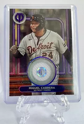 2024 Topps Tribute Miguel Cabrera Stamp Of Approval Relic Purple #/50 Tigers • $6.50