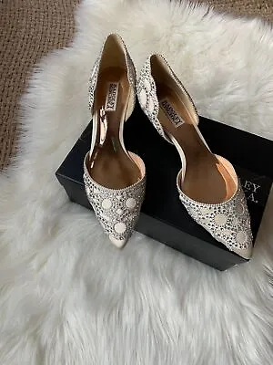 $95 • Buy Badgley Mischka Ginny D'Orsay Shoes Size 9