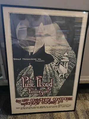 $25 • Buy Pink Floyd Poster 1971 San Diego Finnegan Concert Great Condition!