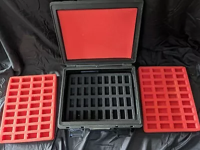 Games Workshop Model Case Black Hard Plastic Three Foam Insert Trays • £10.50