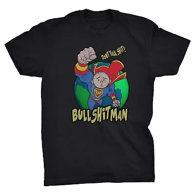 Bullshit Man Karl Pilkington Inspired Funny Idiot Abroad T-Shirt • £14.99