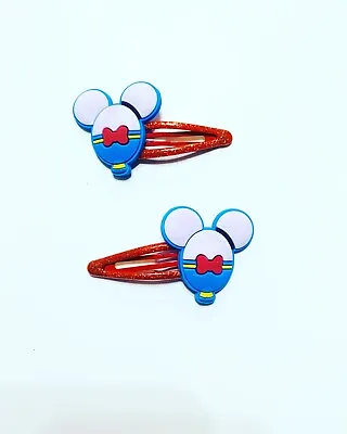 Handmade Hair Bows - Disney - Mickey And Friends - Donald Duck  #4 Hair Clips • $3