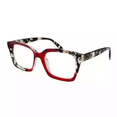 Elton John Pop Specs Reading Glasses - Red Remix 1.75 Rectangle Frame • $40