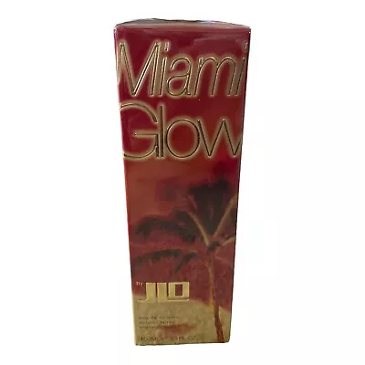 JLO Miami Glow For Women 3.4 Fl Oz Eau De Toilette Natural Spray *New Sealed • $30