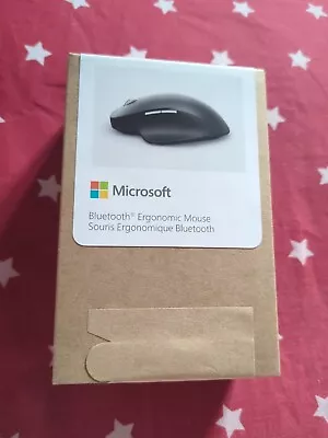 Microsoft Bluetooth Ergonomic Mouse Right-hand Black Brand New • £39.99