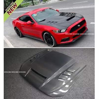 For Ford Mustang 15-23 Real Carbon Fiber Body Kits Exterior Engine Hoods Panels • $2499