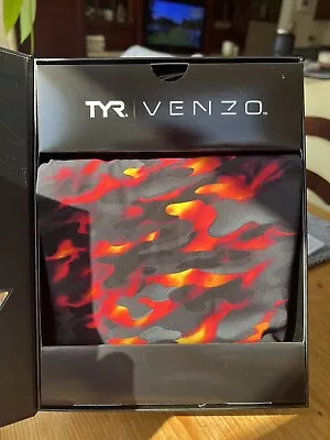 TYR Men’s Venzo Tech Suit. Jammer Brand New Men Size 26 Color CAMO FIRE • $225