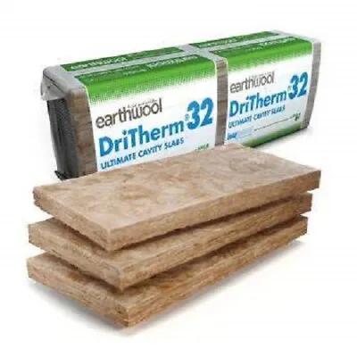 Dritherm Glassfibre Cavity Insulation 32 Grade 100mm   8 Packs • £385