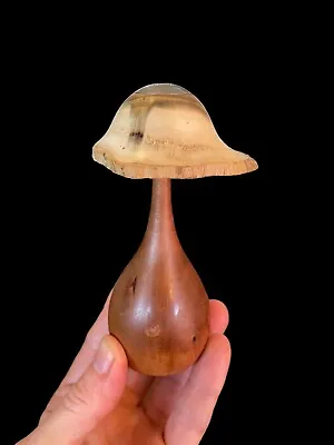 Vintage Wooden Mushroom Salt And Pepper Shaker Single Unique • $13.82